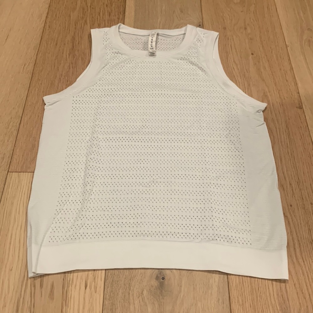 White lululemon tank size 6